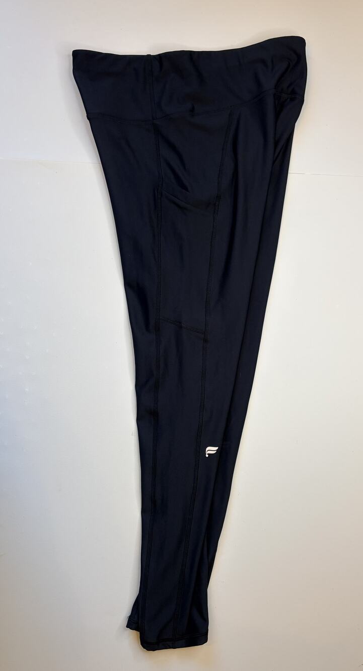 Fabletics High-Waisted Leggings - Black with Pockets - Size Medium
